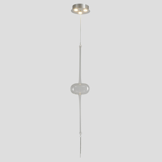 Фото Светильник подвесной Crystal Lux GLASS SP3W LED CHROME