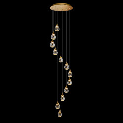 Фото Подвесной светильник MD24001004-12A gold/clear