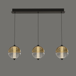 Фото Подвесной светильник MD24022079-3B black/amber