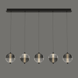 Фото Подвесной светильник MD24022079-5B black/smoky