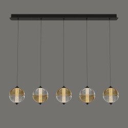 Фото Подвесной светильник MD24022079-5B black/amber