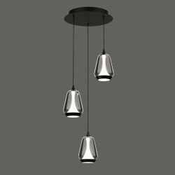 Фото Подвесной светильник MD24001011-3A black/smoky