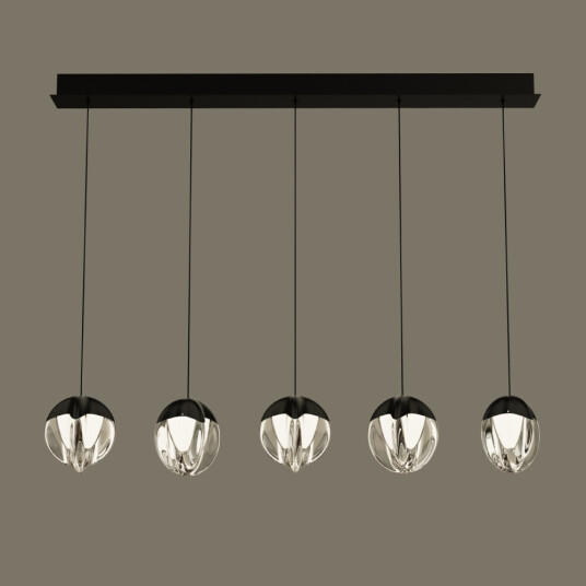 Фото Подвесной светильник MD24001033-5B black/clear