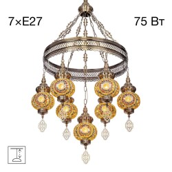 Фото CL419165 Каир Мозаика Янтарь Люстра