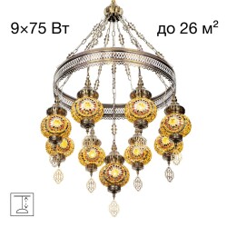 Фото CL419185 Каир Мозаика Янтарь Люстра