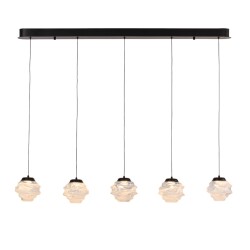 Фото Подвесной светильник MD25030003-5B matt black/clear