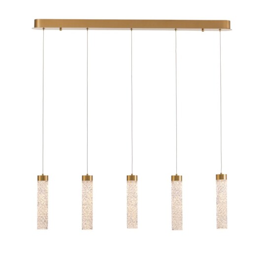 Фото Подвесной светильник MD24030028-5B brass/clear