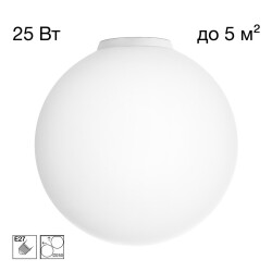 Фото CL941D25B0 RON Накладной Св-к Шар База Белая