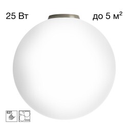 Фото CL941D30B1 RON Накладной Св-к Шар База Хром Мат.