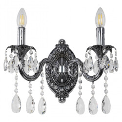 Фото Бра с хрустальными подвесками AL7901B10/2/175 A NB Bohemia Ivele Crystal