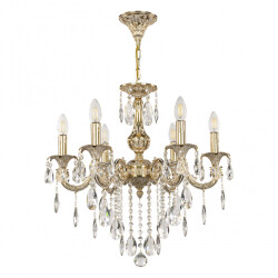 Фото Люстра с хрустальными подвесками AL79101/6/175 B GW Bohemia Ivele Crystal