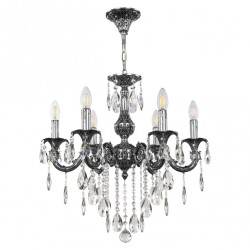 Фото Люстра с хрустальными подвесками AL79101/6/175 B NB Bohemia Ivele Crystal