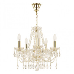 Фото Люстра хрустальная 107/5/141 G Bohemia Ivele Crystal