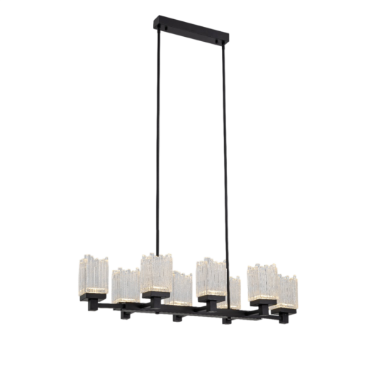 Фото Подвесной светильник MD25020403-8B1 Matt black, LED/39.8W, 3000K dimmable