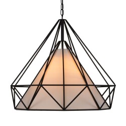 Фото SL233.403.01 Светильник подвесной ST-Luce Черный/Черный, Белый E27 1*60W ПАЛЕДРО