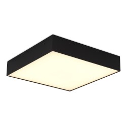 Фото ST608.432.96 Светильник потолочный Черный LED 1*96W 3000K 8 640Lm Ra>90 120° IP20 L600xW600xH55 180- Накладные светильники