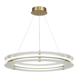 Фото SL6245.203.01 Светильник подвесной ST-Luce золотистый/Прозрачный LED 1*40W 4000K ФЭГИ
