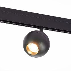 Фото ST354.436.12 Магнитный трековый светильник Черный LED 1*12W 3000K 680Lm Ra>80 36° IP20 L120xW100xH19 SKYLINE 48