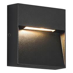 Фото SL9537.411.14 Светильник уличный настенный ST-Luce черный/черный LED 1*1,5W 3000K LADE