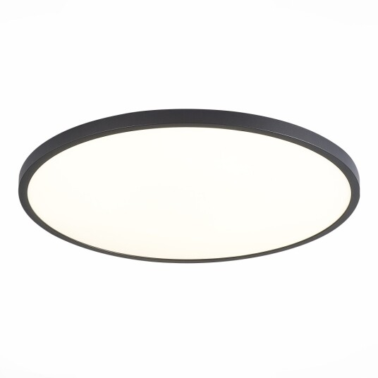 Фото ST601.442.32 Светильник потолочный Черный LED 1*32W 4000K 2 880Lm Ra>90 120° IP20 D400xH25 180-240V Накладные светильники