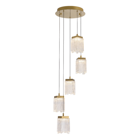 Фото Подвесной светильник MD25020403-5A2 Satin gold