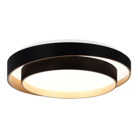 Фото SLE6009-402-01 Светильник потолочный Черный/Белый LED 1*50W 3000K/4000K/6000K CROSBY