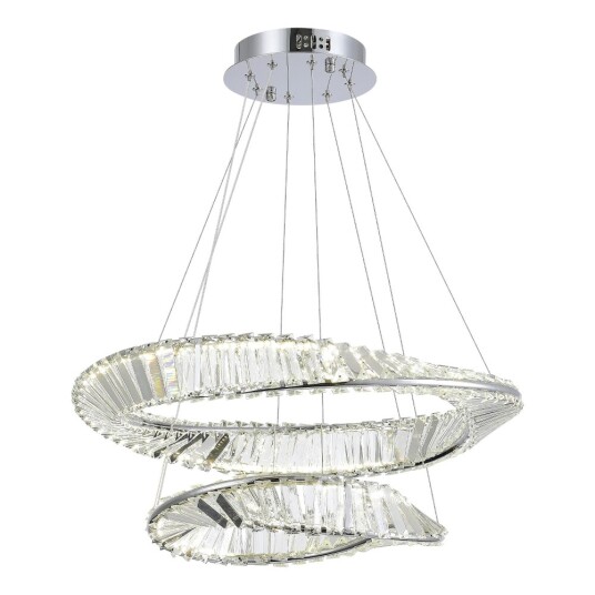 Фото SL6204.101.02 Светильник подвесной ST-Luce Хром/Прозрачный LED 1*52W 4000K РИТОРТО