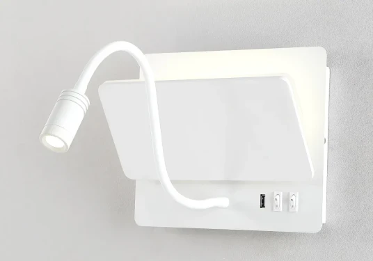 Фото Бра Crystal Lux DUO AP9W LED WH